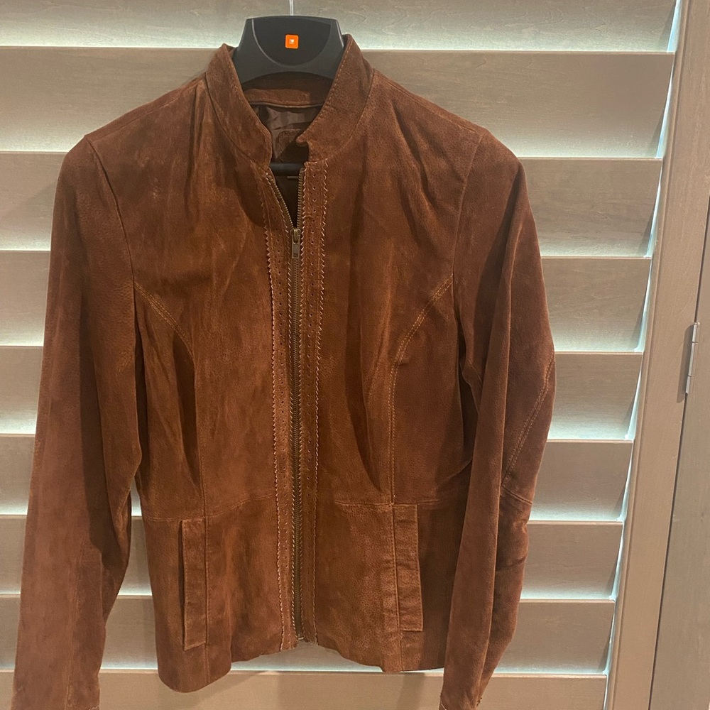 Wilson’s leather suede jacket.